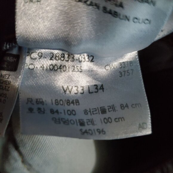 Levis Jeans Mens 38x34 Blue 512 Slim Taper Stretch Denim - Picture 5 of 13